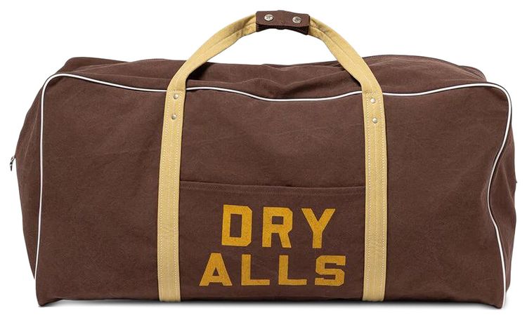 Human Made Canvas Boston Bag Large Brown