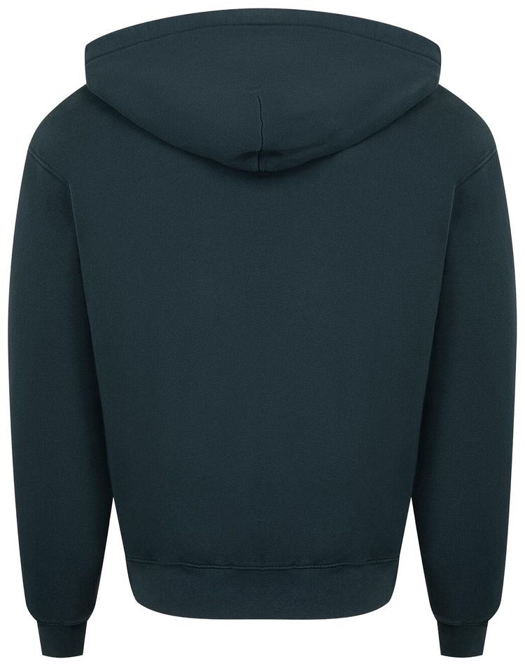 One Of These Days Into The Distance Zip Up Hoodie Washed Black