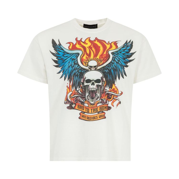 Who Decides War Bad To Bone Jersey Tee Cloud