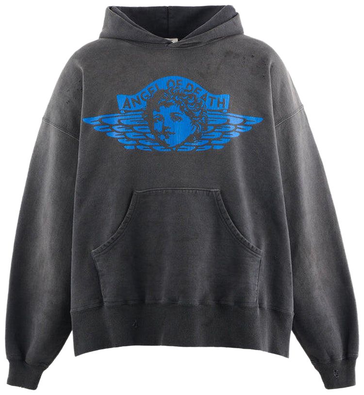 SAINT Mxxxxxx Angel Hoodie Black