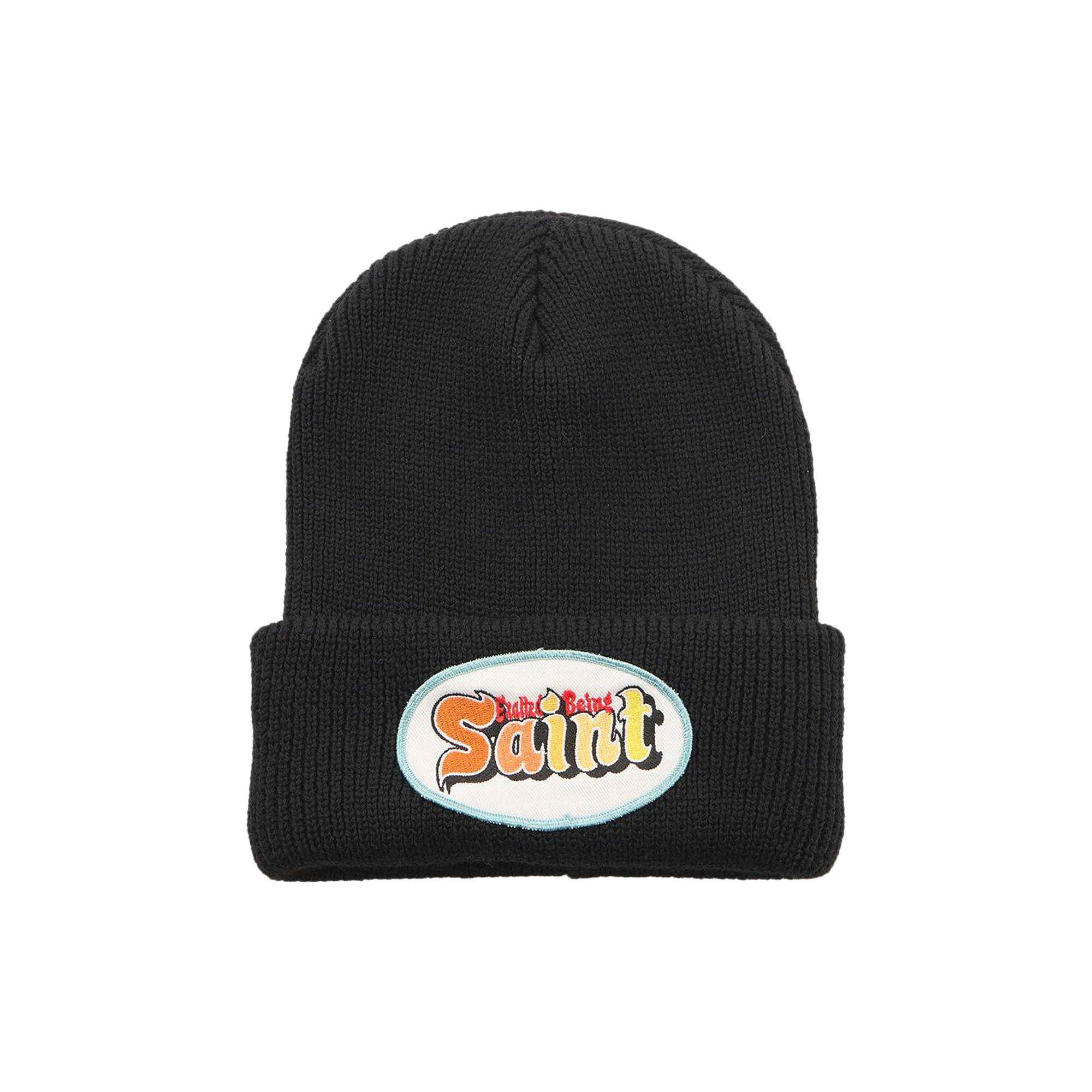 Buy SAINT Mxxxxxx Knit Saint Cap 'Black' - SM HR1 0000 096 | GOAT