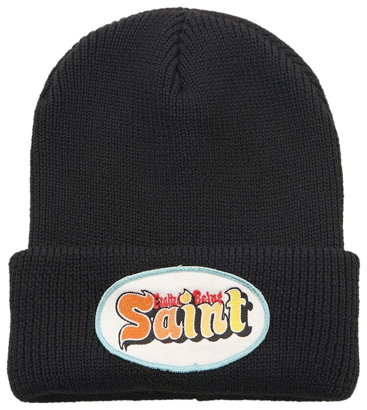 SAINT Mxxxxxx Knit Saint Cap Black