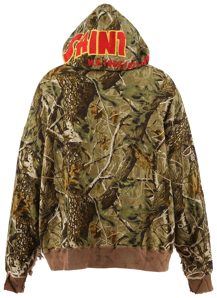 SAINT Mxxxxxx Bape Sahark Zip Hoodie Camo