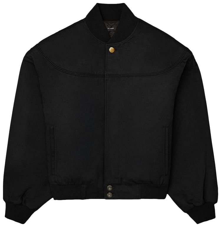 Willy Chavarria Gas Station Bomber Black