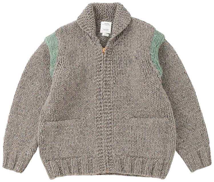 Visvim Cowichan Hand Knit Sweater Brown