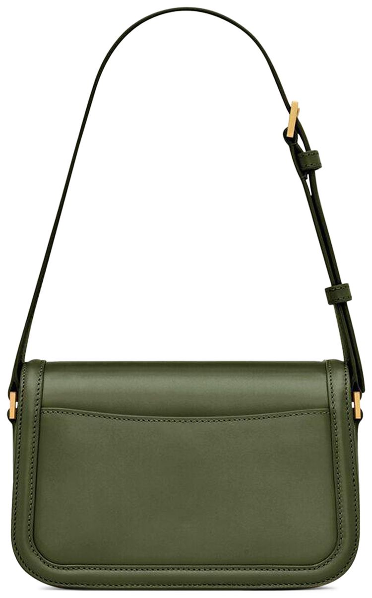 Saint Laurent Solferino Mini In Box Leather Olive Wood