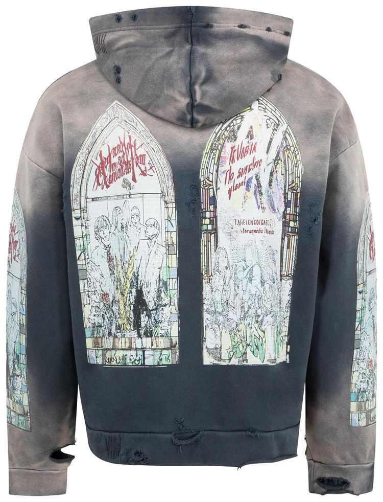 Who Decides War Motley Hooded Pullover Violet