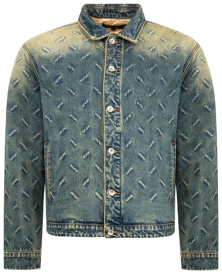 Who Decides War Thread Plate Trucker Jacket DenimTan