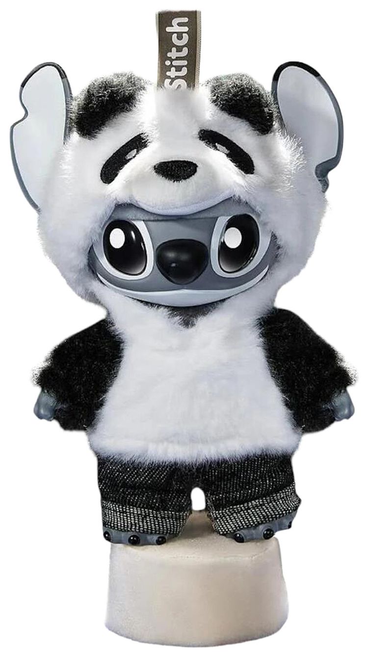 Miniso x Disney Stitch Panda Vinyl Plush BlackWhite China Exclusive