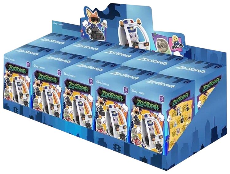 Miniso x Disney Zootopia Series Figure Sealed Case Mystery 10 Blind Boxes