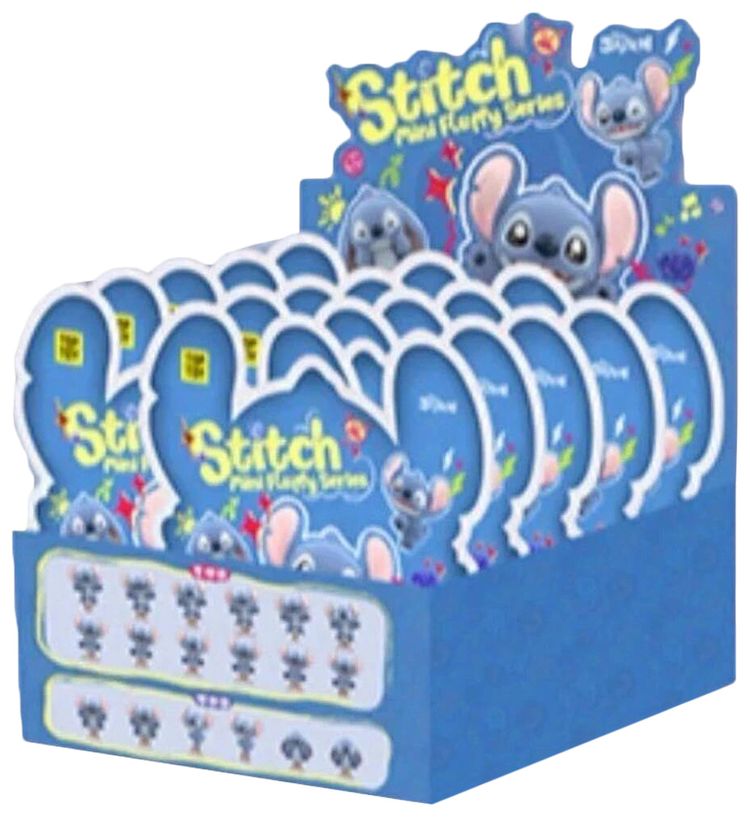 Miniso Top Toy x Disney Stitch Mini Fluffy Series Sealed Case Mystery 10 Blind Bags