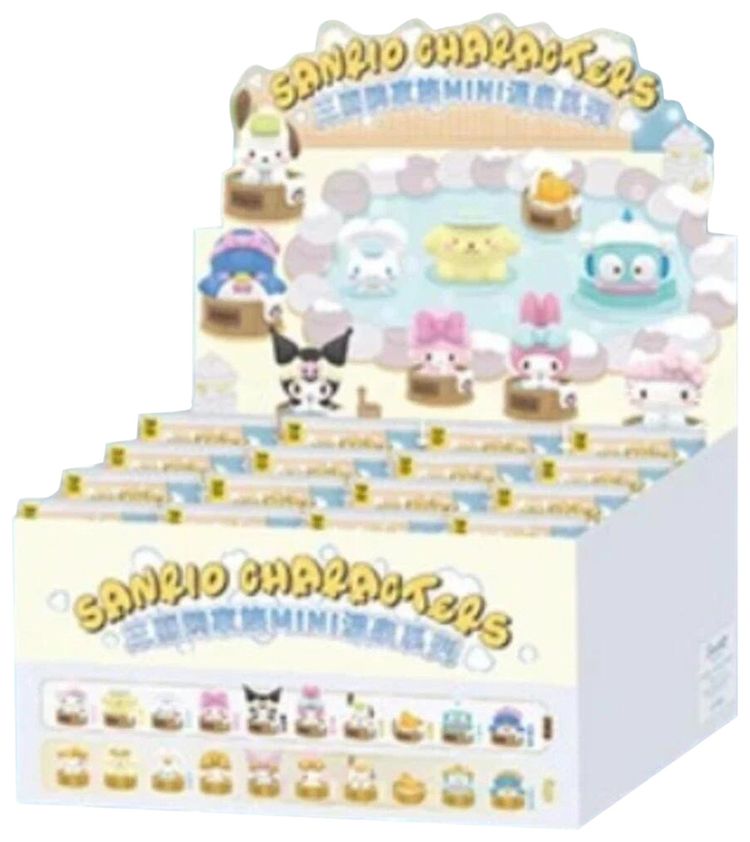 Miniso Top Toy x Sanrio Mini Hot Spring Sealed Case Mystery 16 Blind Boxes
