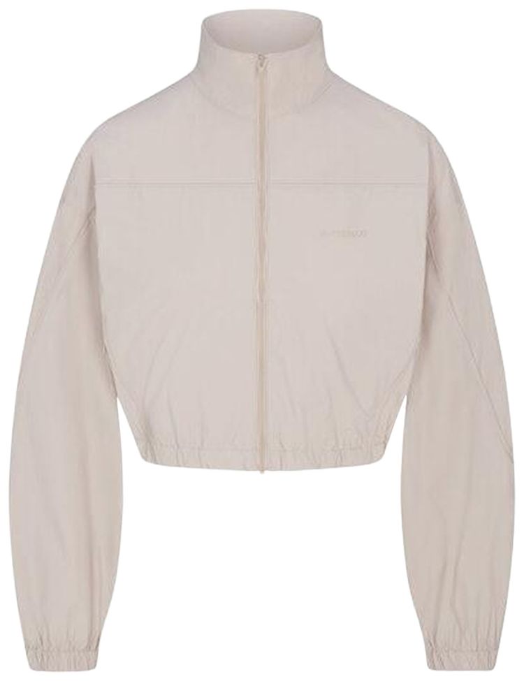 NikeSKIMS Woven Nylon Crop Jacket Stone