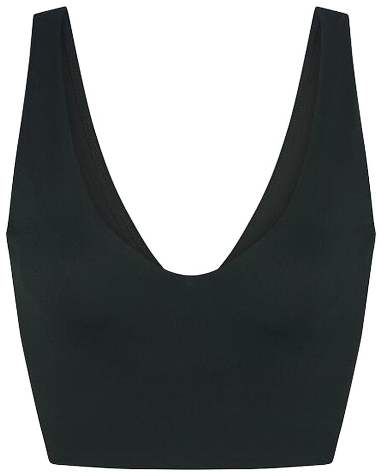 NikeSKIMS Matte V Neck Long Line Bra Dark TealDark Teal