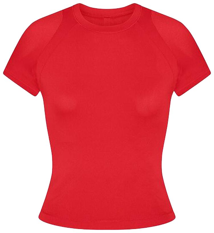 NikeSKIMS Airy Baby T Shirt Ruby