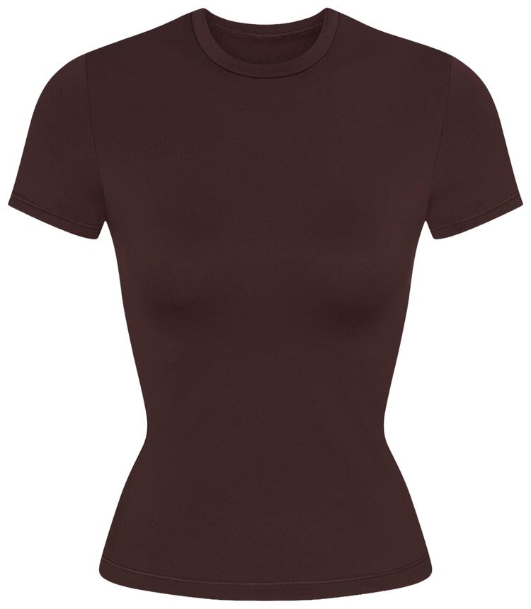 NikeSKIMS Matte Padded Baby T Shirt Dark SepiaDark SepiaDark Sepia