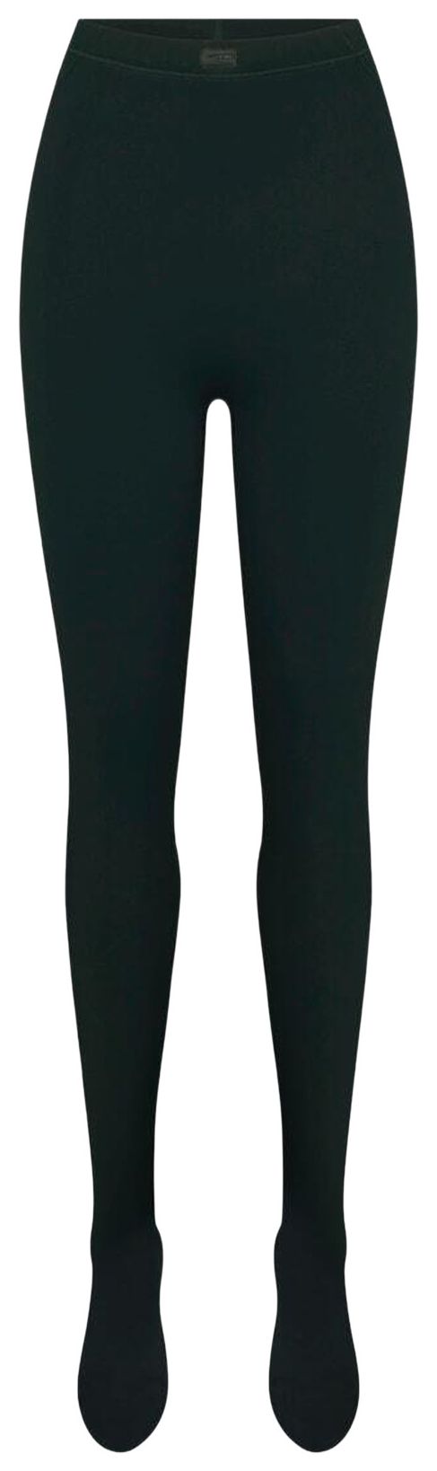 NikeSKIMS Matte High Waisted Footsie Grip Leggings Dark TealDark Teal