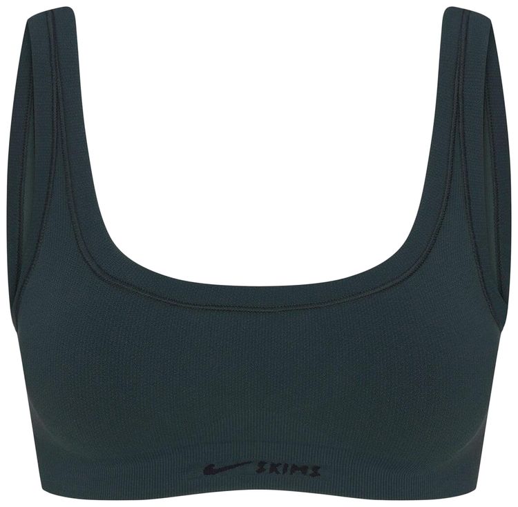 NikeSKIMS Vintage Seamless Scoop Bra Dark TealDark Teal