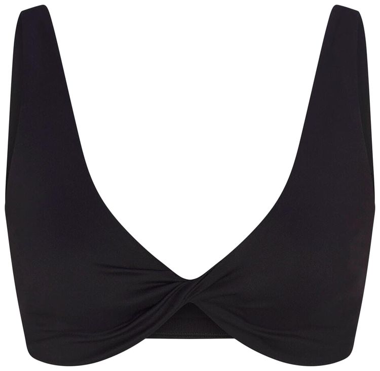 NikeSKIMS Matte Twist Front Bra ObsidianObsidian