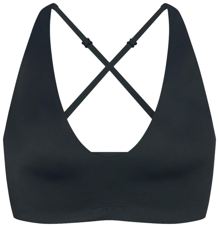 NikeSKIMS Shine V Neck Bra Dark TealDark Teal
