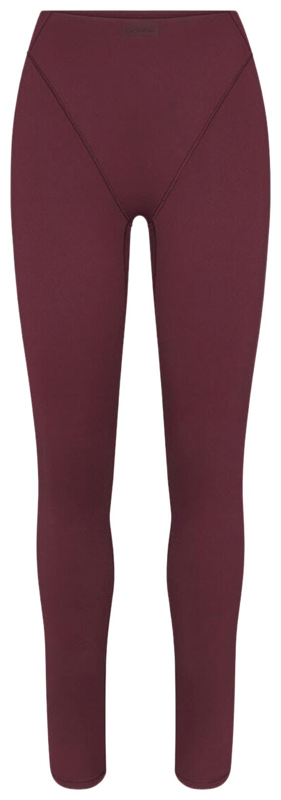 NikeSKIMS Matte High Waisted V Line 26 Leggings Currant