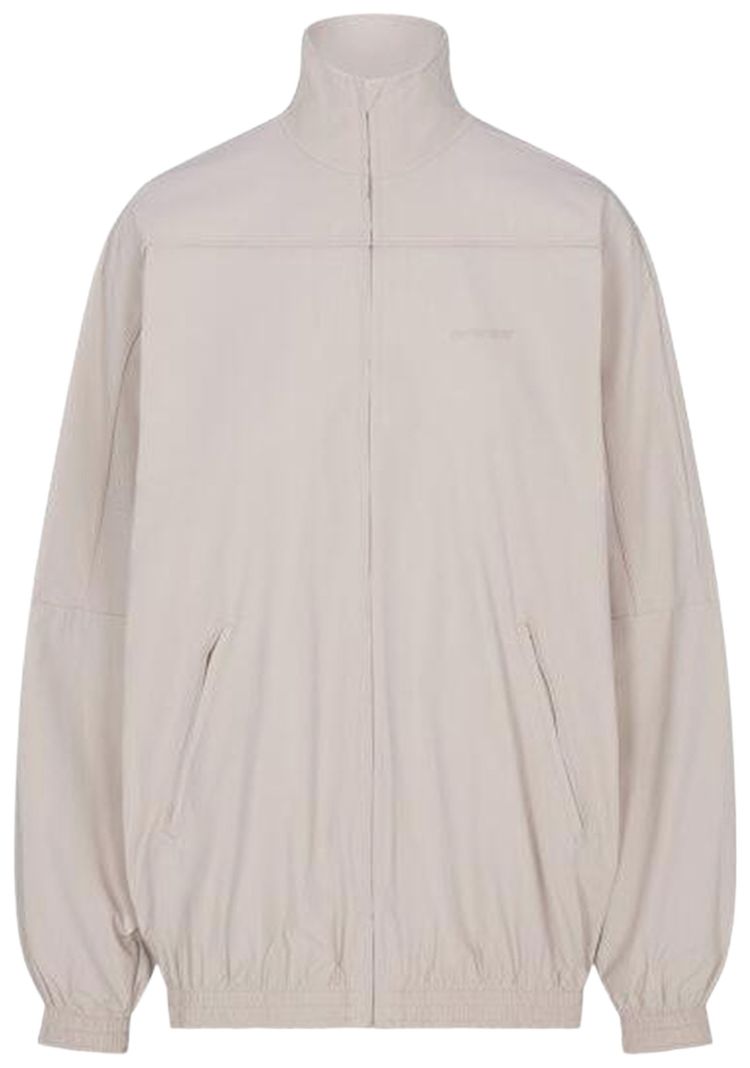 NikeSKIMS Woven Nylon Oversized Track Jacket Stone