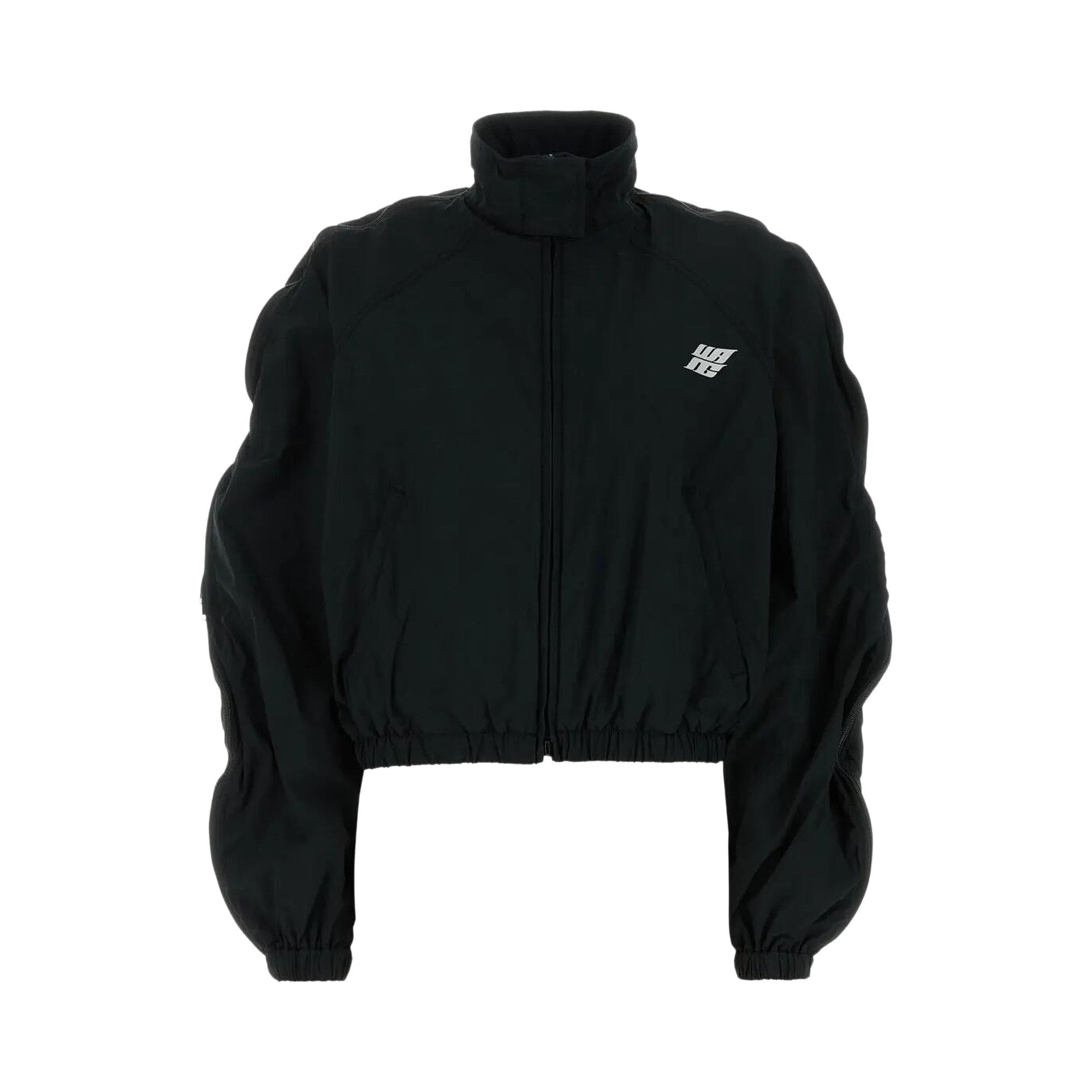 Buy Alexander Wang Zip Sleeve Coaches Jacket 'Black' - 4WC3252655