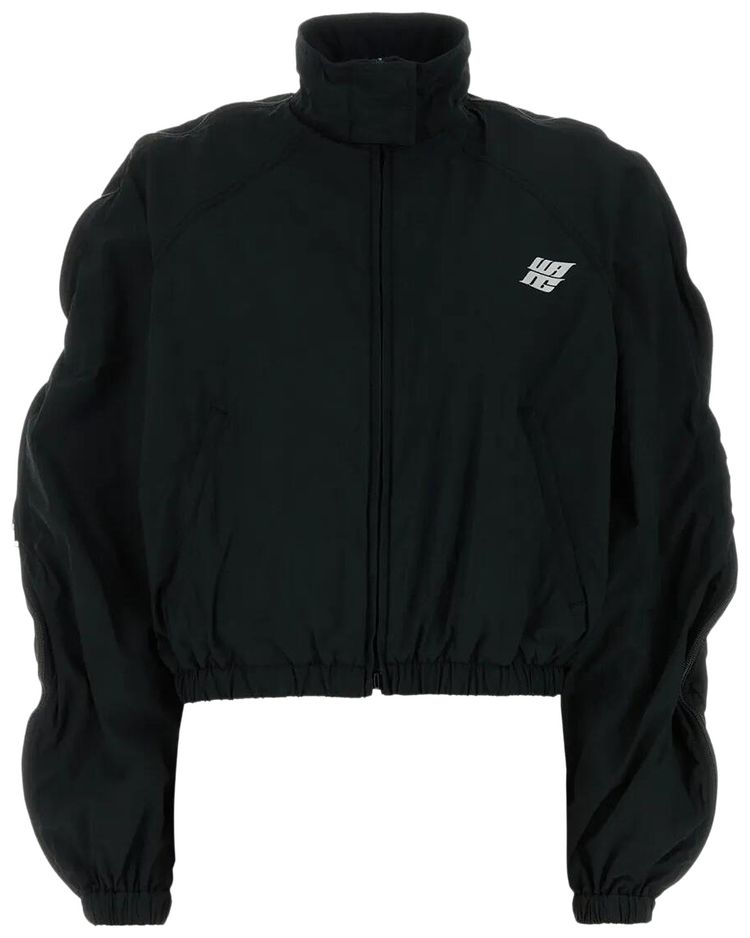 Alexander Wang Zip Sleeve Coaches Jacket Black
