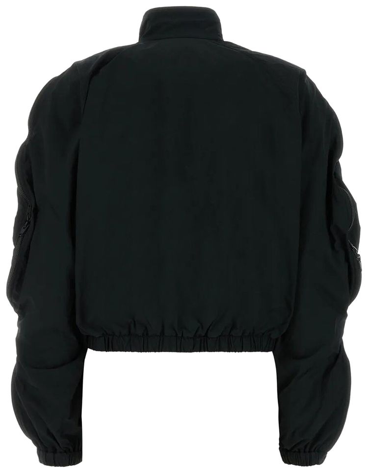 Alexander Wang Zip Sleeve Coaches Jacket Black