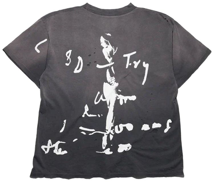 Enfants Riches Deprimes Anti Intellectual Ethic T Shirt Sun Faded Black