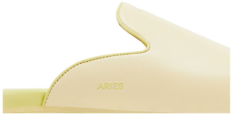 GOAT Horoscope Aries Mule Creamy IvoryMint Yellow