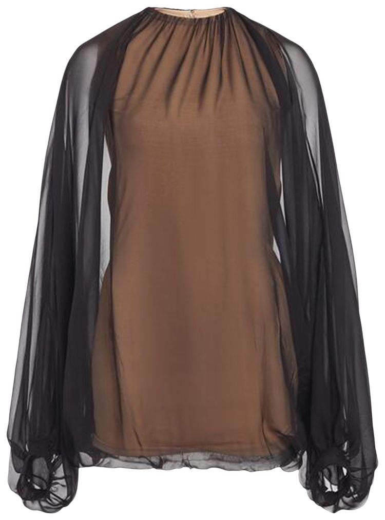 Valentino Chiffon Top NeroSand