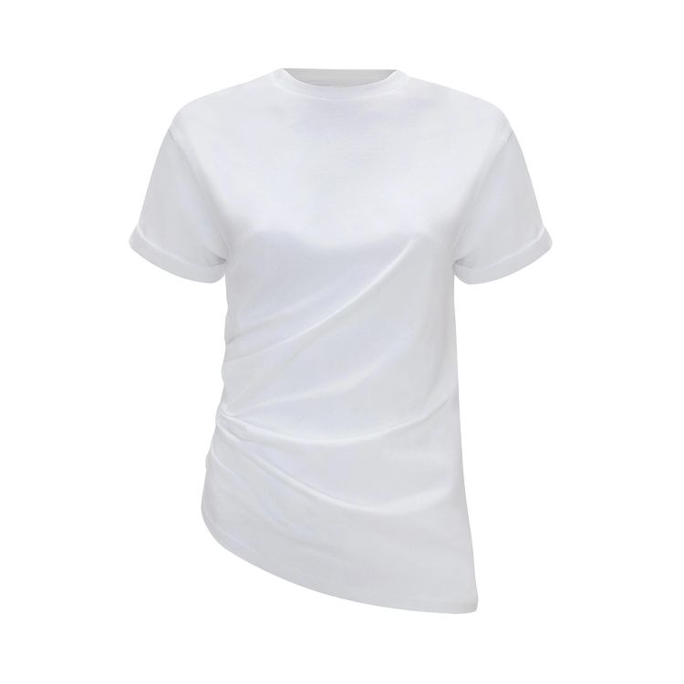 Victoria Beckham Gathered Detail T Shirt White