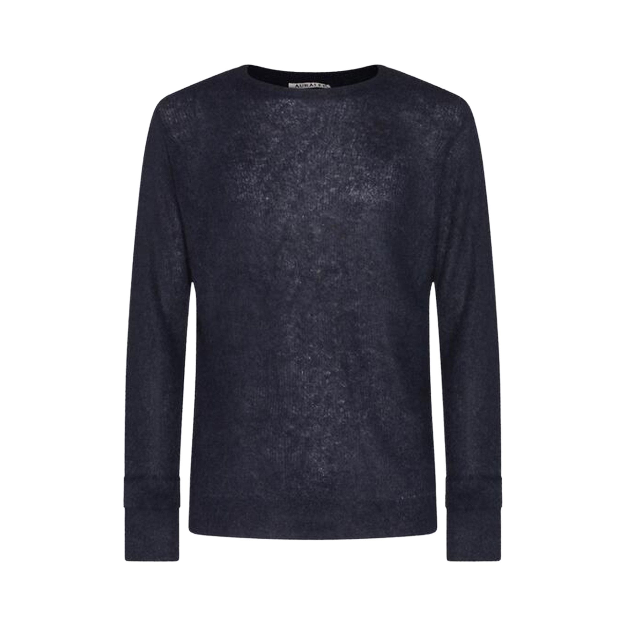 Buy Auralee Baby Suri Alpaca Sheer Knit Pullover 'Navy