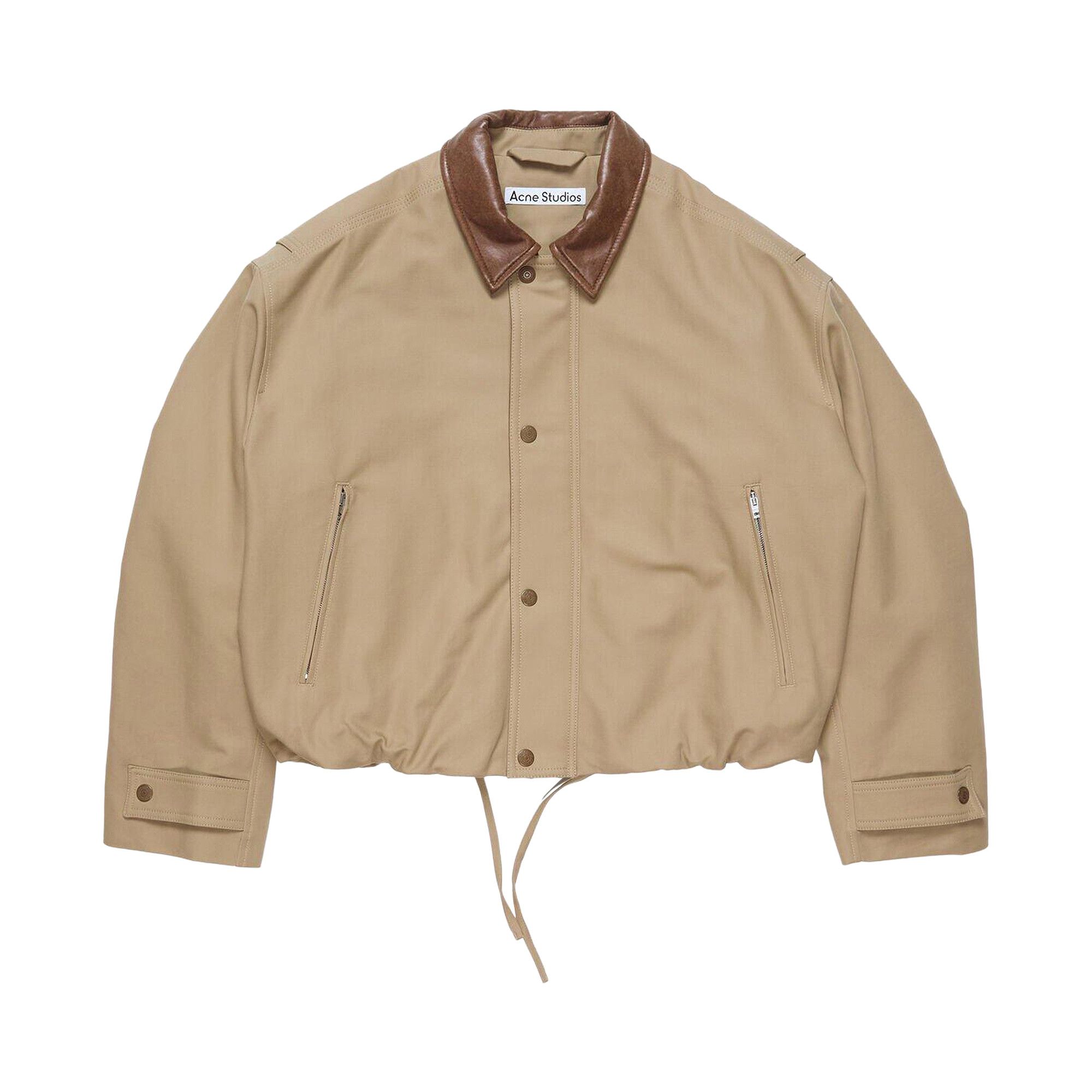 ジャケット・アウター 50 ACNE STUDIOS TWILL JACKET KHAKI BEIGE Acne Studios - Twill jacket - Khaki beige
