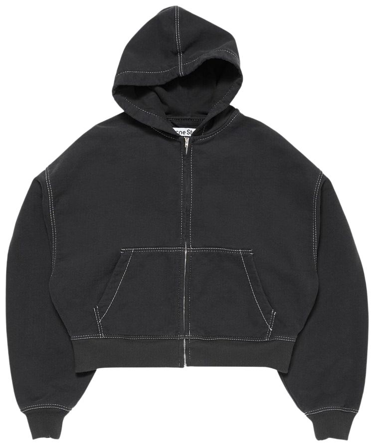 Acne Studios Hooded Sweatshirt Faded Black