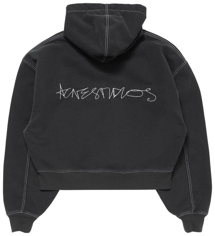 Acne Studios Hooded Sweatshirt Faded Black