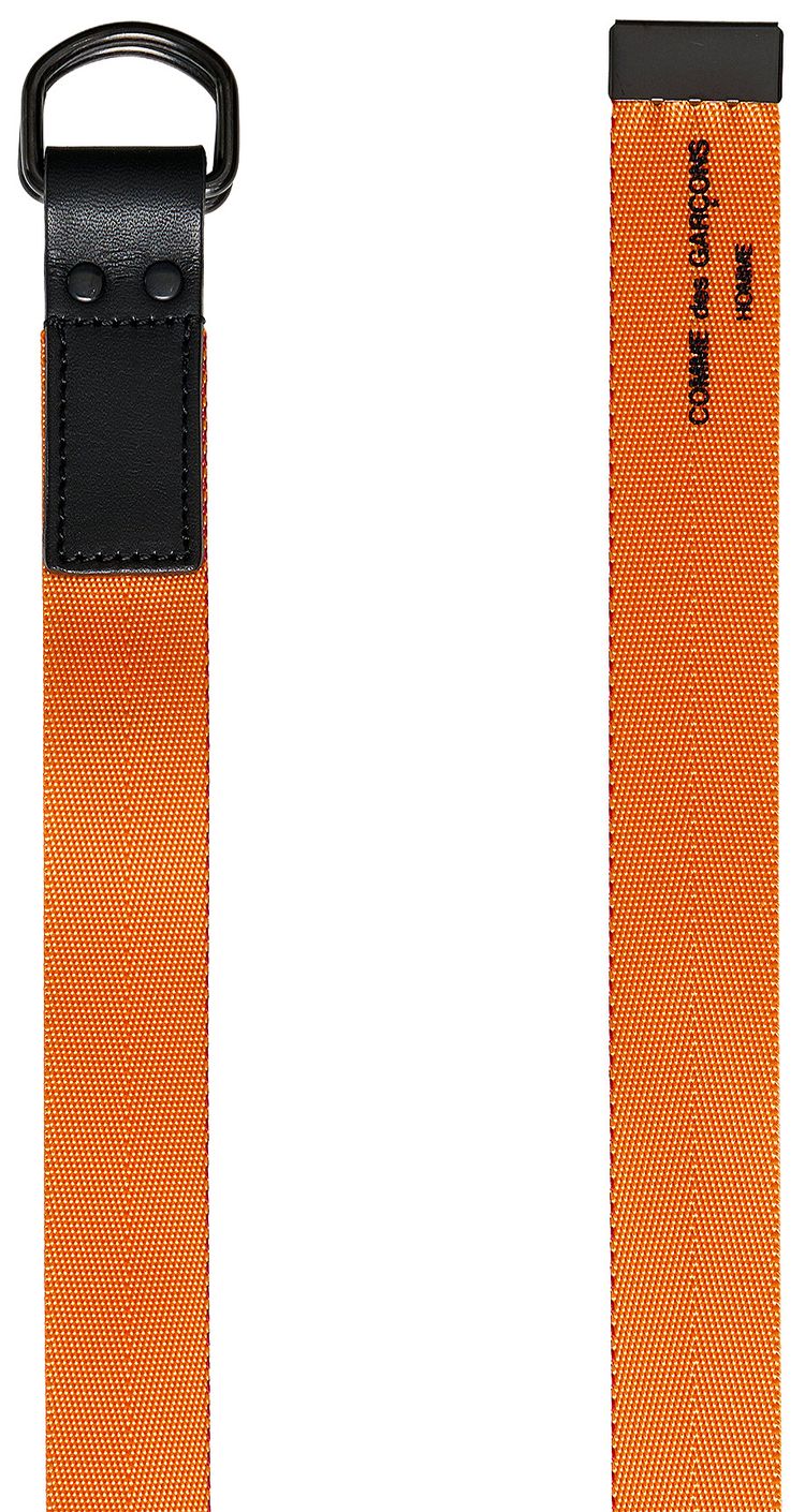 Comme des Garcons Homme Logo Belt Orange