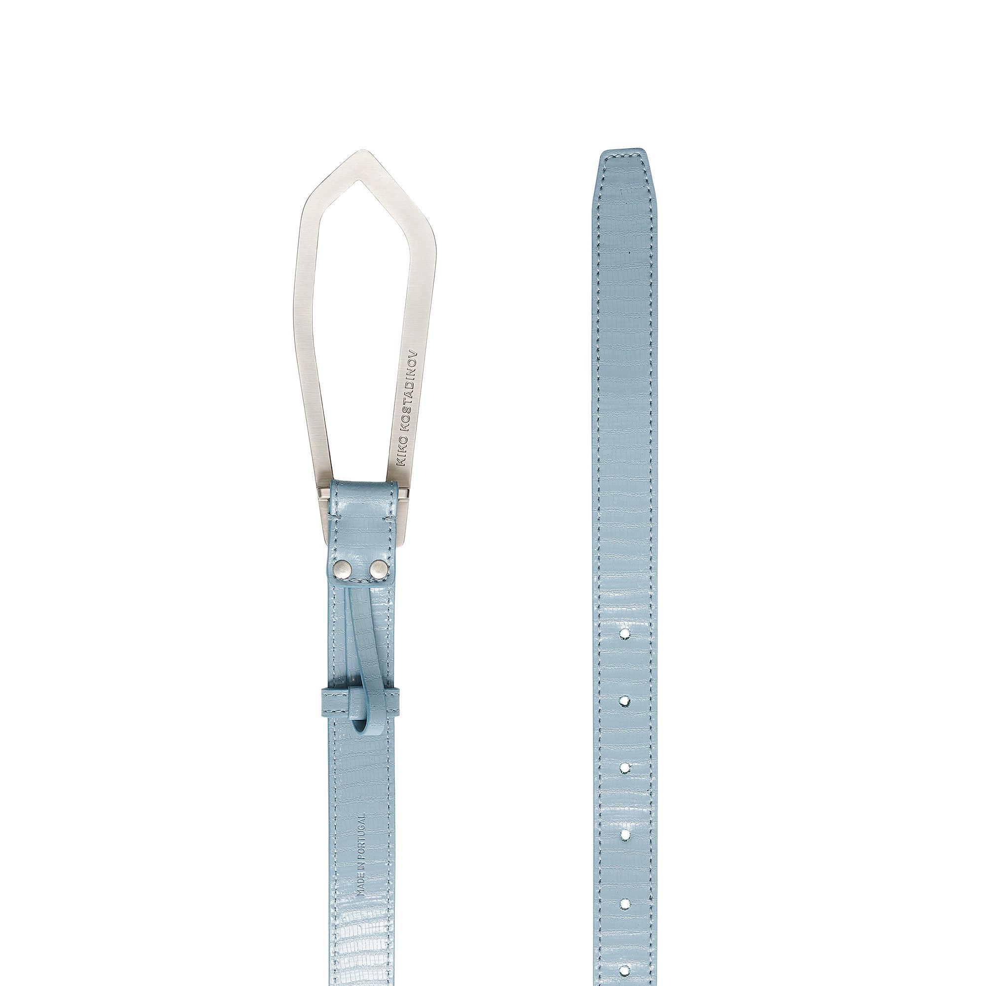 Buy Kiko Kostadinov Margutta Belt 'Grey Blue' - KKAW24ACC01 109