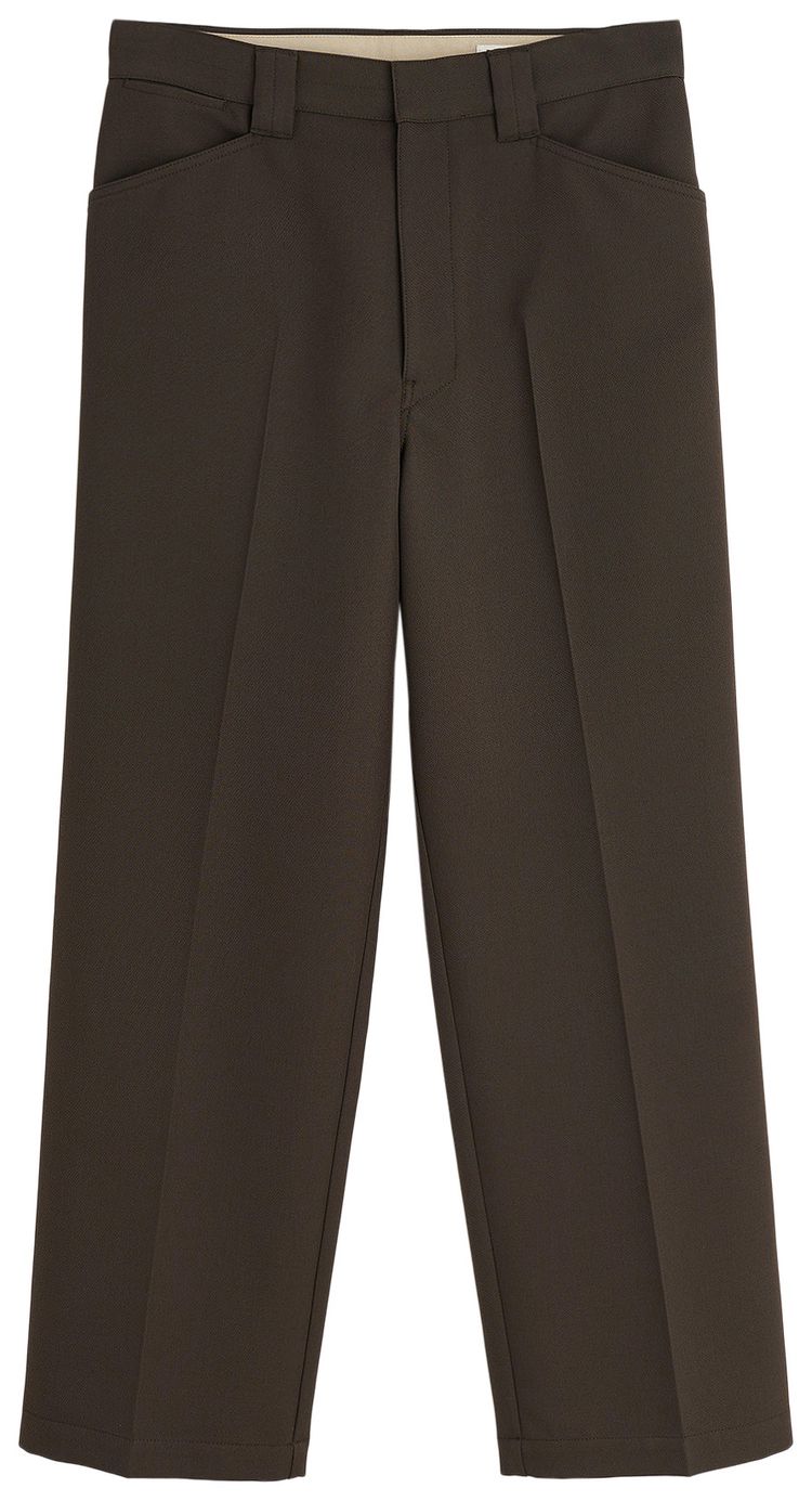 Lemaire Straight Pants Dark Brown