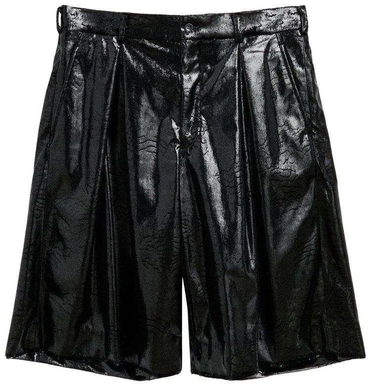 Comme des Garcons Homme Plus Shorts Shiny Black