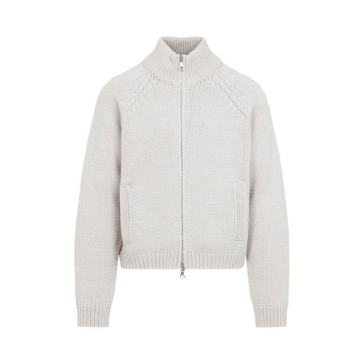 Our Legacy Ultra Zip Cardigan Bone Low Twist Merino