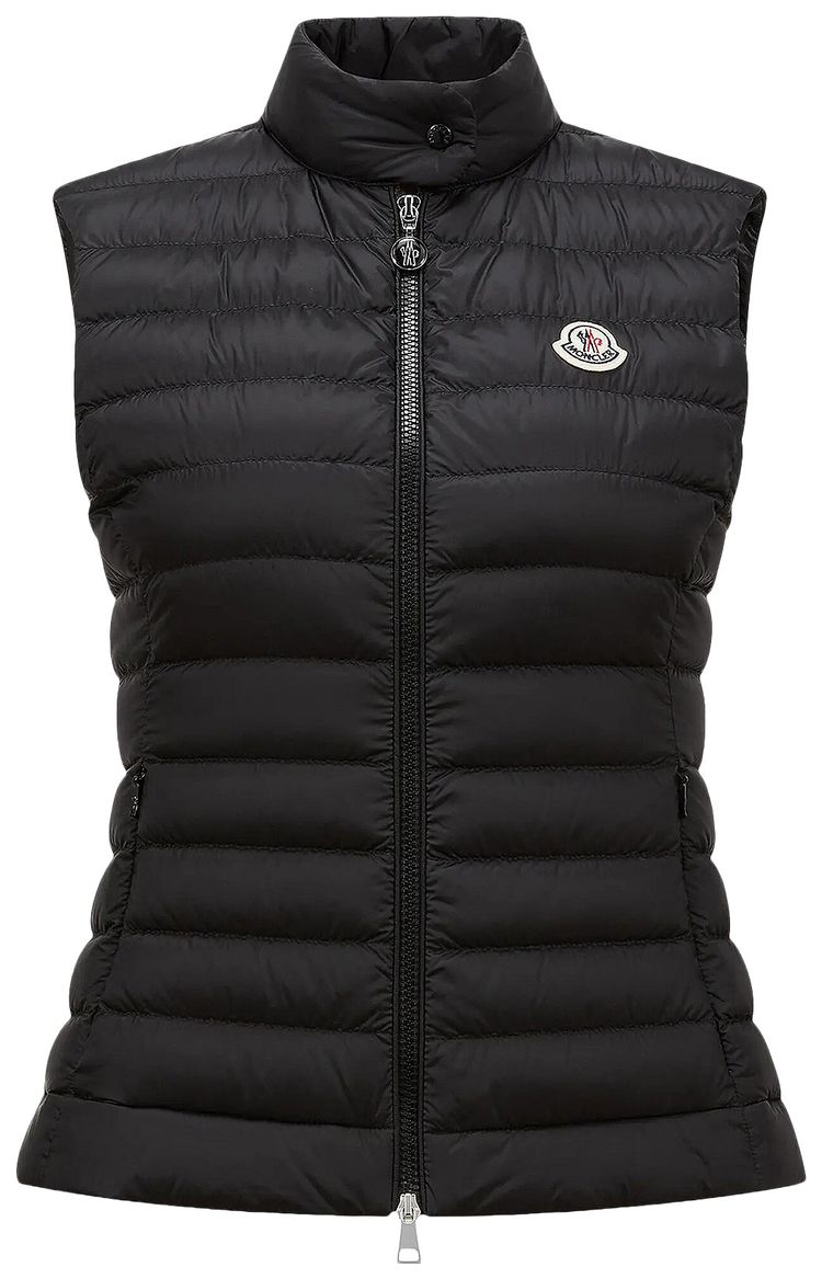Moncler Igens Stand Collar Vest Black
