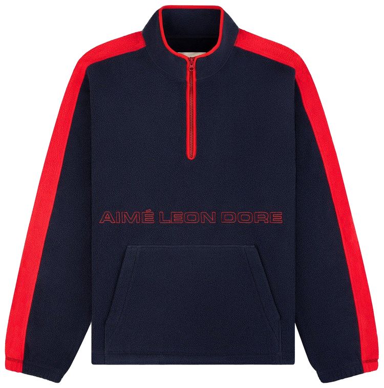 Aime Leon Dore Fleece Mountain Pullover Navy Blazer