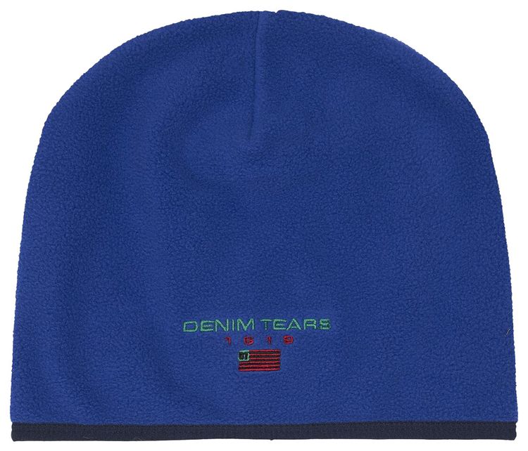 Denim Tears Polar Fleece Beanie Royal Blue