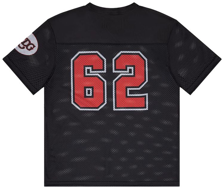 Denim Tears Rolling Stones Football Jersey Black