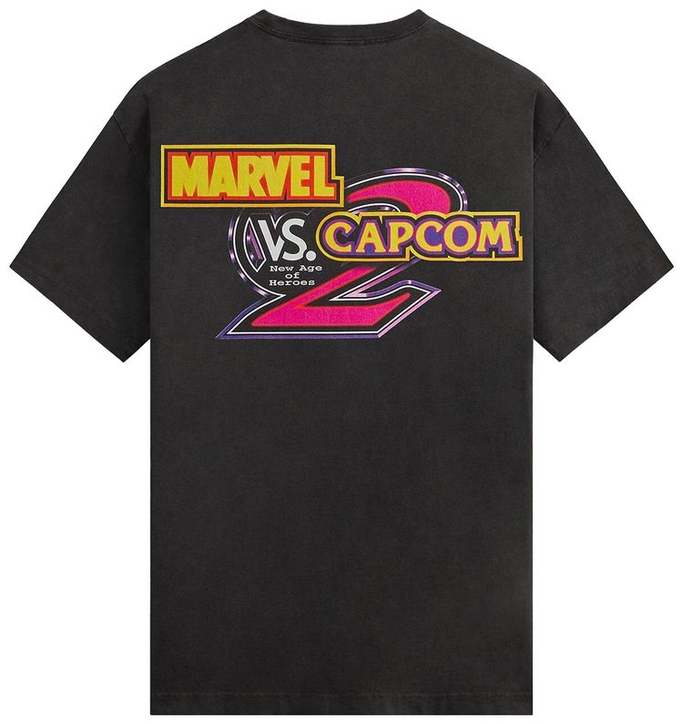 Kith x Marvel vs Capcom Industrial Vintage Tee Black
