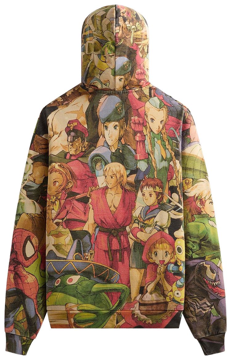 Kith x Marvel vs Capcom New Age Of Heroes Nelson Full Zip Hoodie Veil