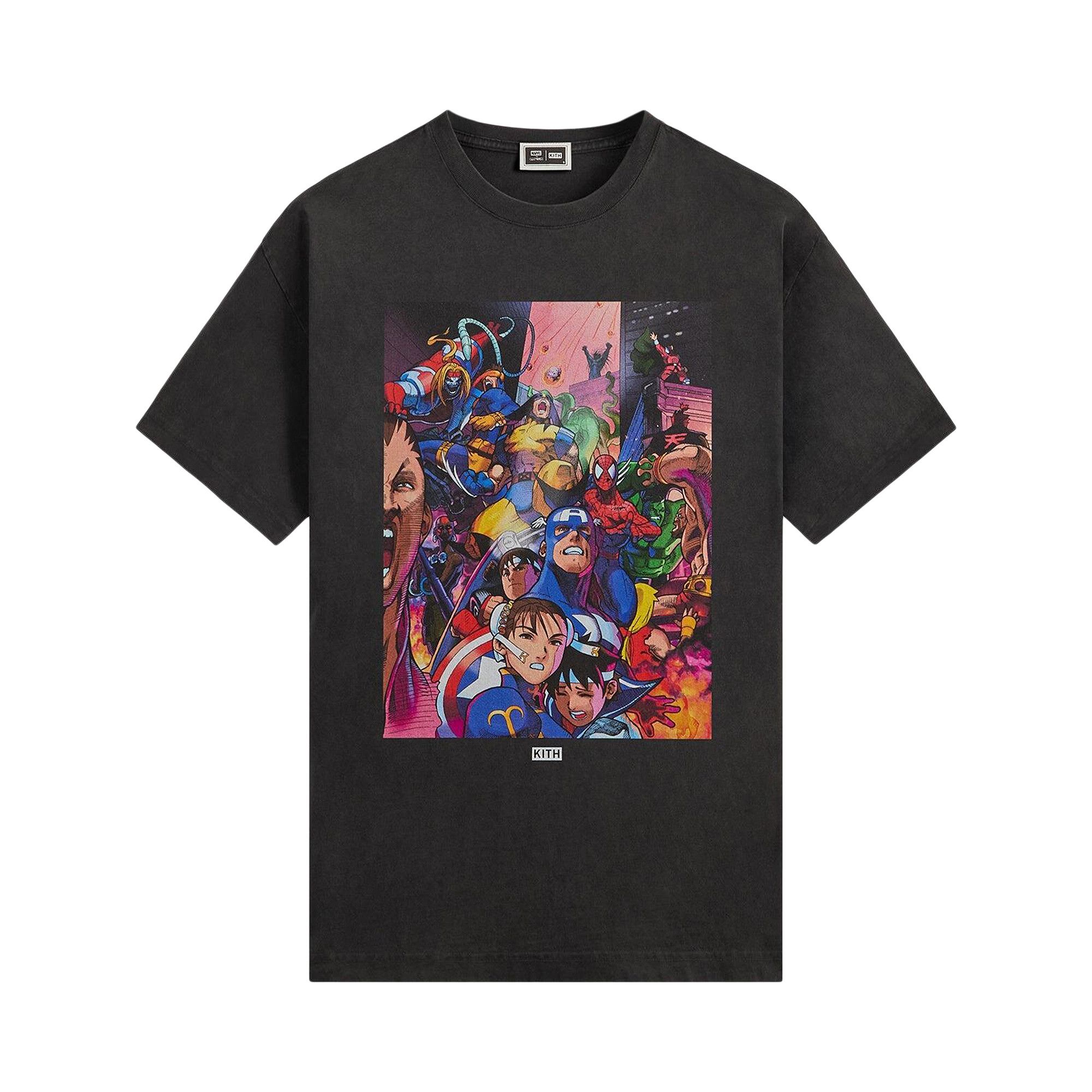 Buy Kith x Marvel vs. Capcom Heroes Vs. Street Fighter Vintage Tee