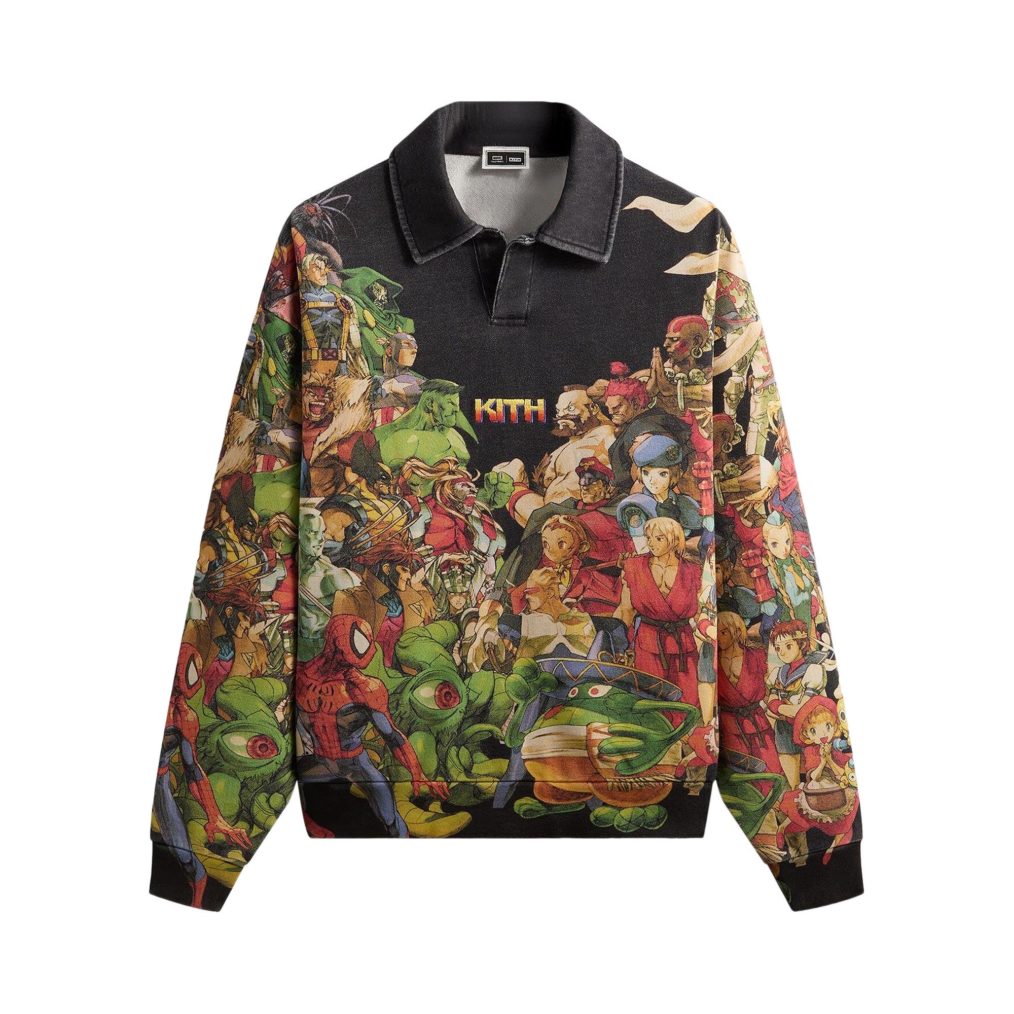 Buy Kith x Marvel vs. Capcom Age Of Heroes Nelson Fleece Rugby Buy Kith x Marvel vs. Capcom Age Of Heroes Nelson Fleece Rugby